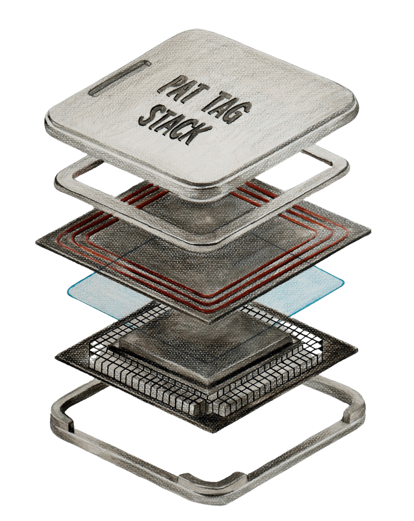 Technical diagram of vaccine box electronics